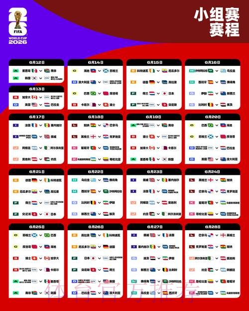 2026世界杯完整赛程准不准 2026世界杯完整赛程准不准